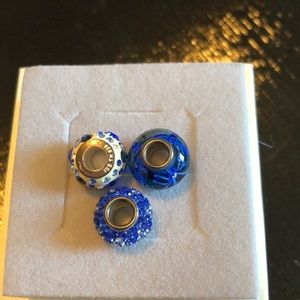 Beautiful faux Pandora charm beads bundle